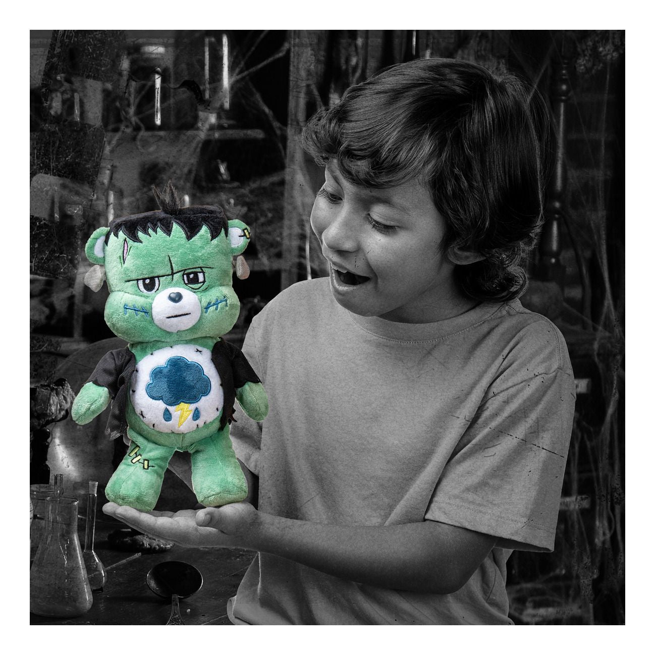 Care Bears Universal Monsters Grumpy as Frankenstein Halloween Plush Soft Toy 22cm