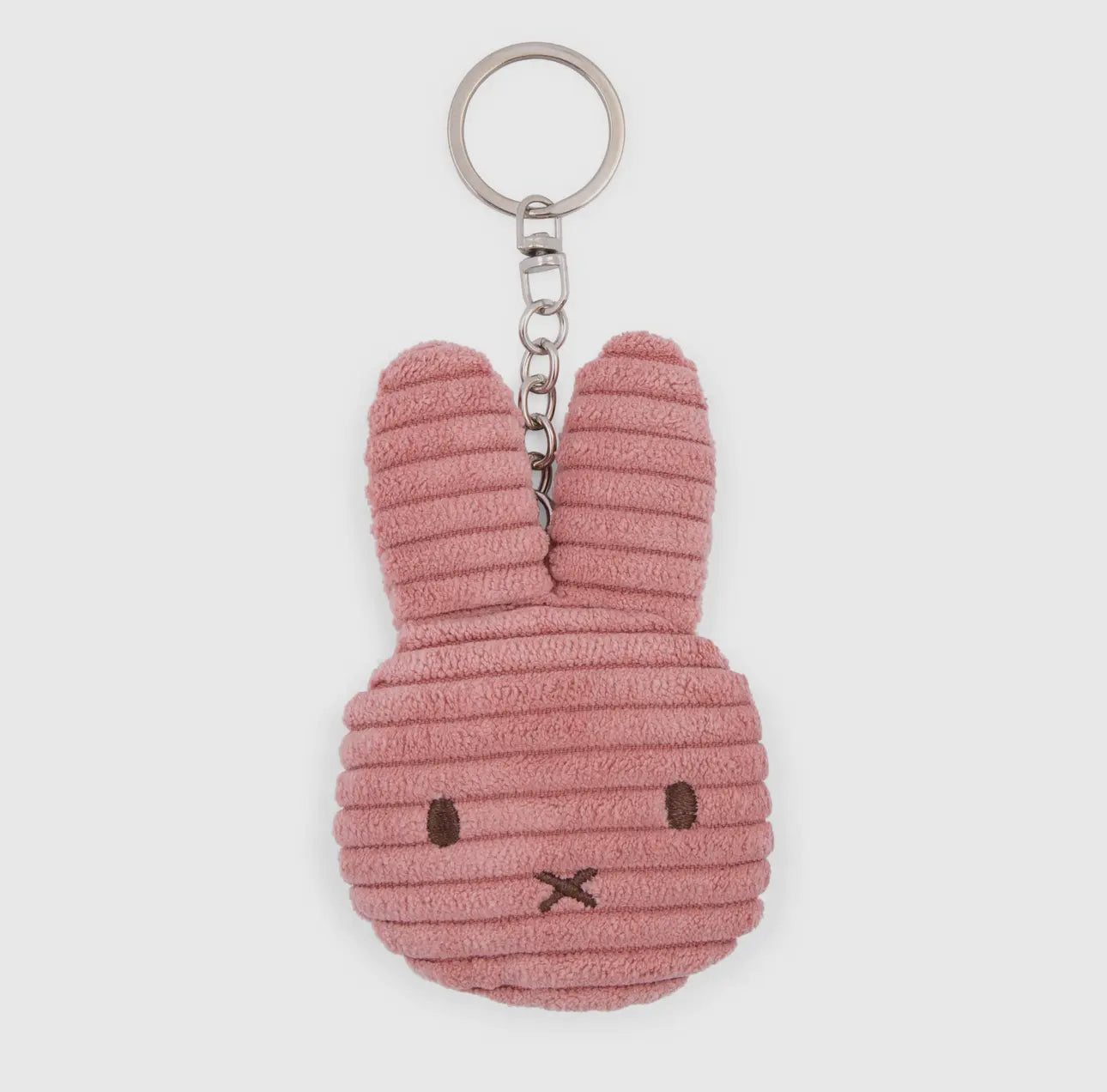 Miffy Corduroy Dusty Rose Keyring 10cm