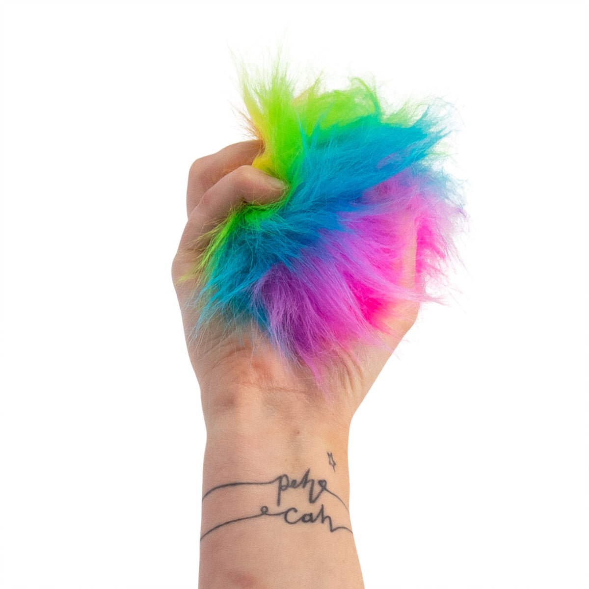 Scrunchems Furry Sugar Squish Ball Fidget Toy – 1 Supplied