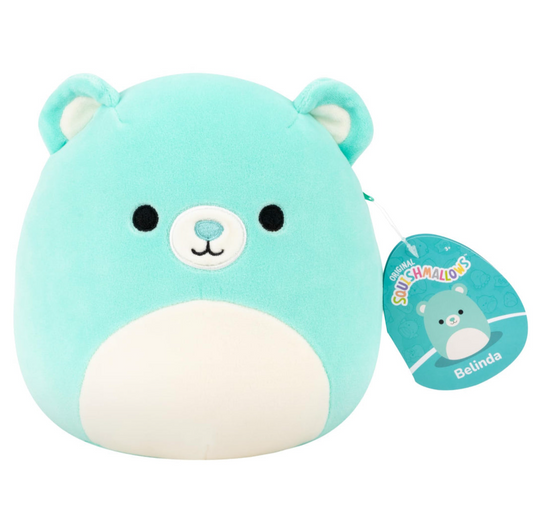 Squishmallows Belinda the Teal Bear 7.5 Inch Plush Soft Toy