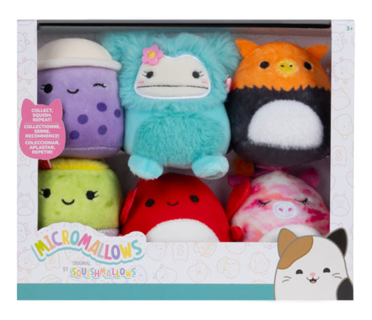 Micromallows by Original Squishmallows 6 Pack Mini Plush Soft Toys