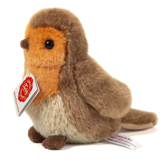 Teddy Hermann Robin Christmas  Mini Plush Soft Toy 15cm