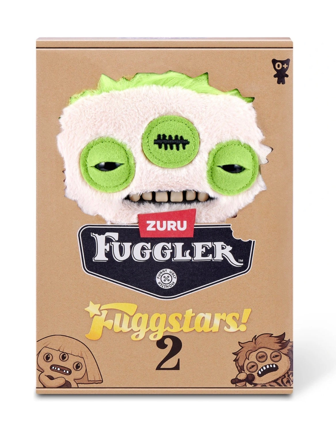 Fuggler Fuggstars Series 2 Eyelish Funny Ugly Monster Plush Soft Toy (Approx 9 Inch)