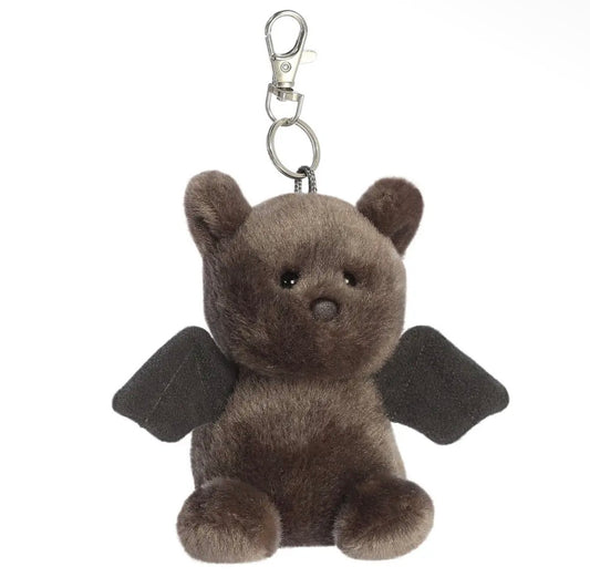 Palm Pals Luna Bat Clip-On Bag Charm Halloween Plush 10cm Soft Toy