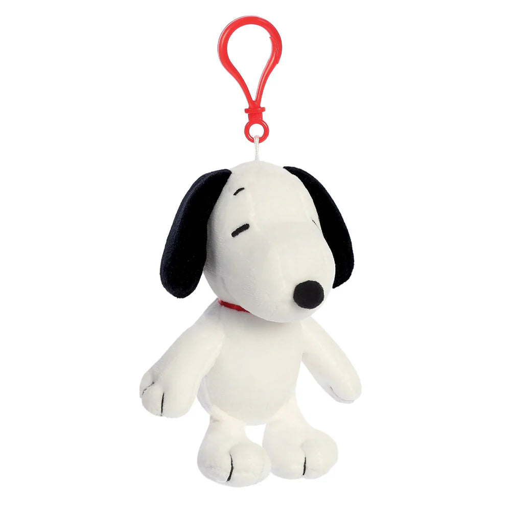 Peanuts Snoopy Plush Key Clip Bag Charm 4.5 Inch