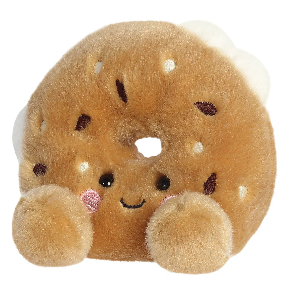 Palm Pals Tony Everything Bagel 5 Inch Plush Soft Toy