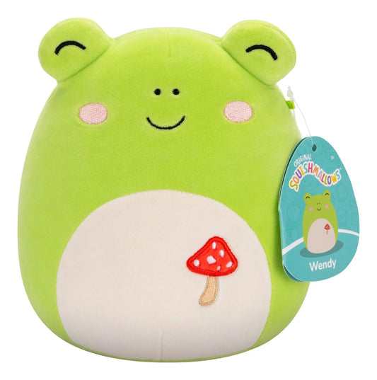 Squishmallow Wendy the Green Frog Plush 7.5 Inch Soft Toy