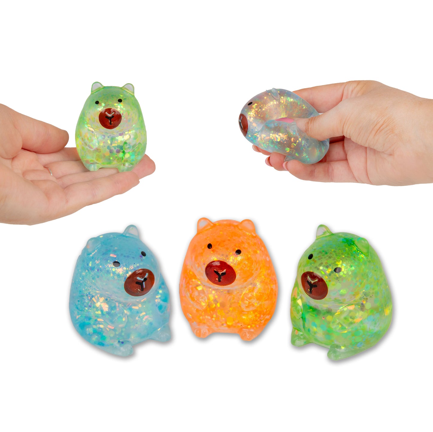 Scrunchems Mini Sugar Capybaras Fidget Toys (3 Pack)