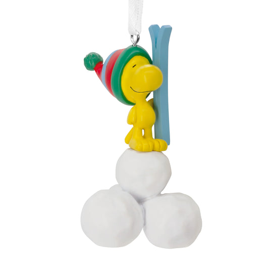 Hallmark Collectable PEANUTS™ Christmas - WOODSTOCK with Snowballs Ornament