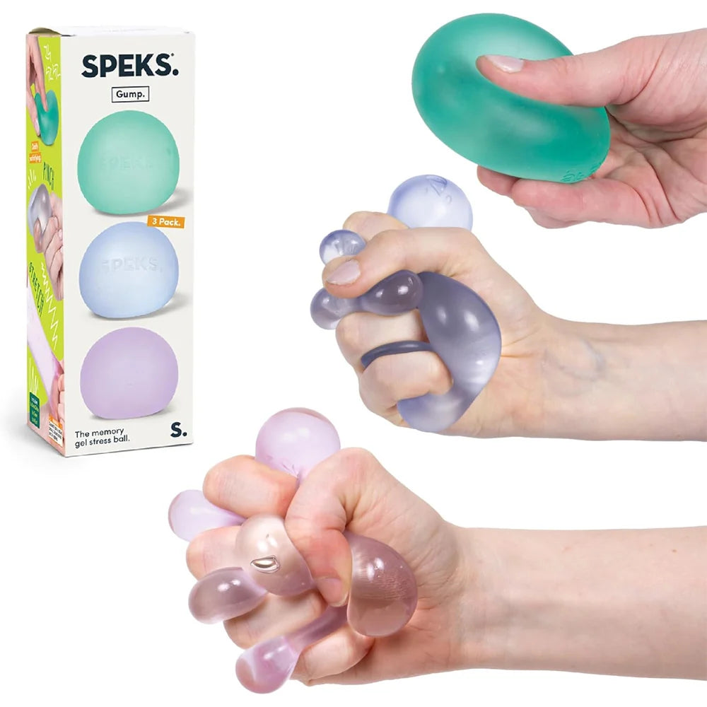 SPEKS Gump Cool 3 Pack – Memory Gel Stress Balls