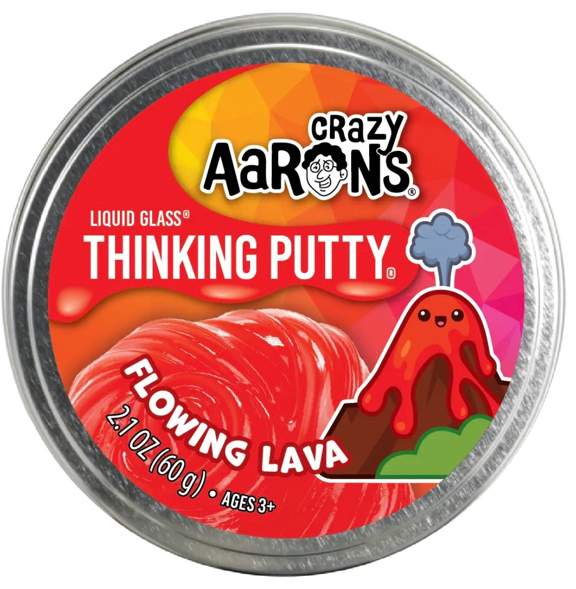Crazy Aaron’s Flowing Lava Thinking Putty (90g)