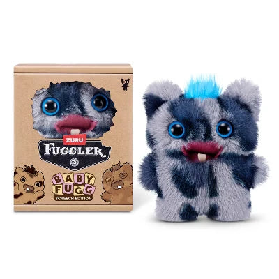 Fuggler Baby Fugg Blue & Grey Screech Edition 3.5 Inch Plush Soft Toy