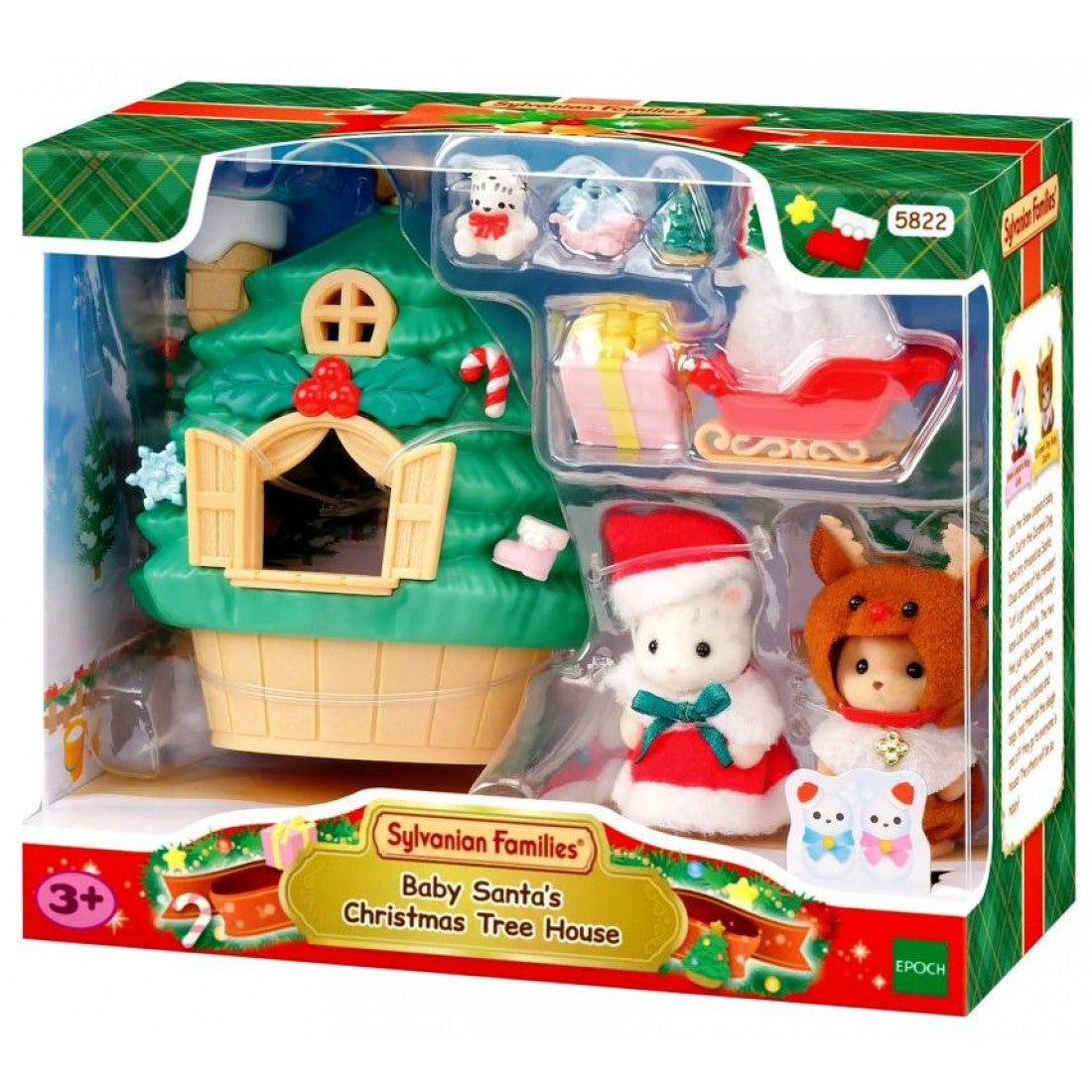 Sylvanian Families Baby Santa's Christmas Tree House