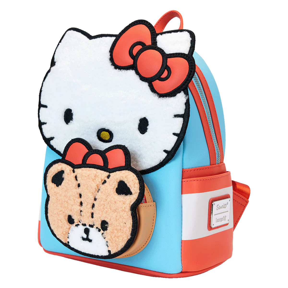 Loungefly Sanrio Hello Kitty & Bear Plush Mini Backpack