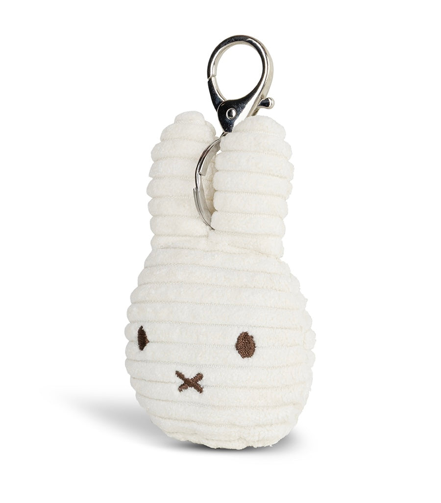Miffy Corduroy White Keyring 10cm