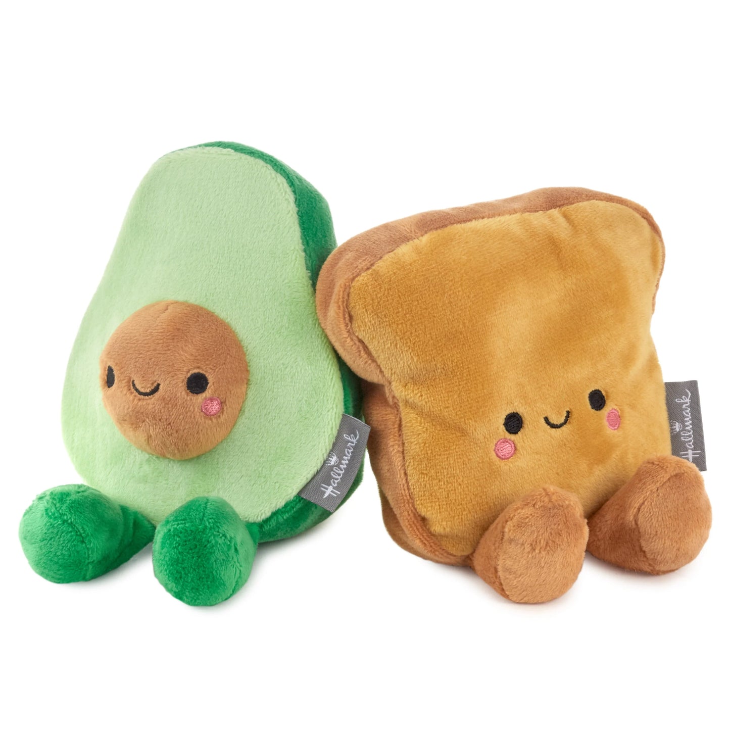 Hallmark Better Together Avocado & Toast Magnetic Plush Soft Toy Pair
