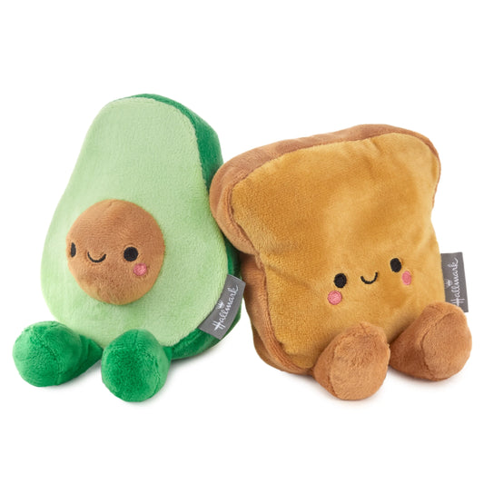 Hallmark Better Together Avocado & Toast Magnetic Plush Soft Toy Pair