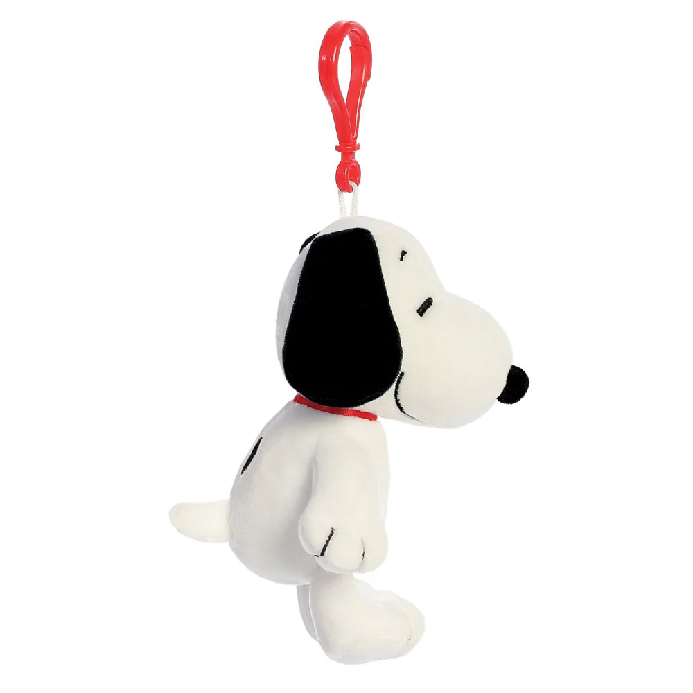 Peanuts Snoopy Plush Key Clip Bag Charm 4.5 Inch