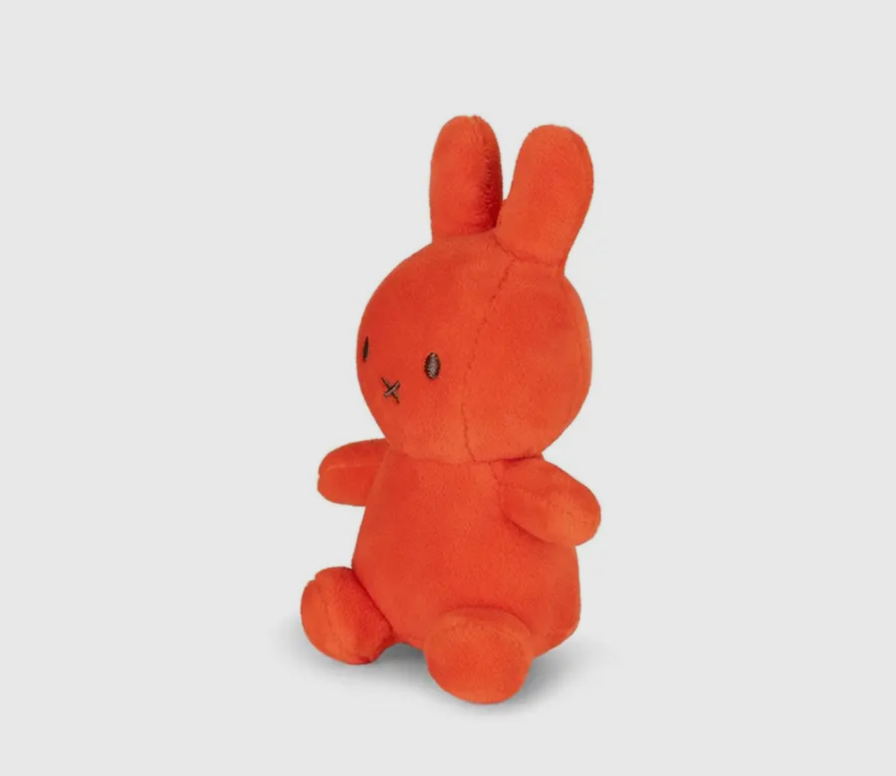 Miffy Lucky Charm Mini Bright Coral Plush Soft Toy in Giftbox 10cm
