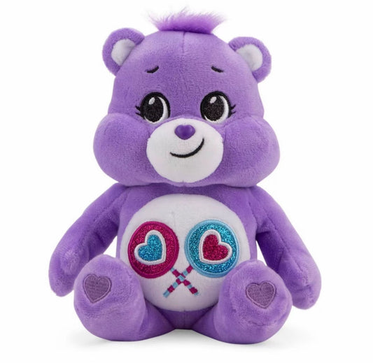 Care Bears Glitter Share Bear 9 Inch Bean Plush Soft Toy