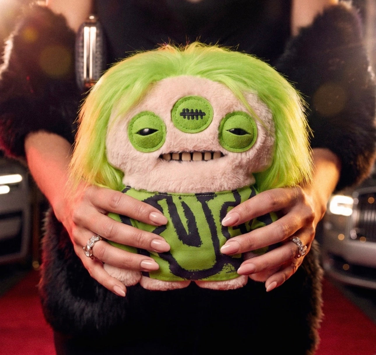 Fuggler Fuggstars Series 2 Eyelish Funny Ugly Monster Plush Soft Toy (Approx 9 Inch)