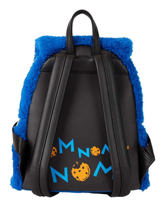 Loungefly Sesame Street Cookie Monster Plush Mini Backpack