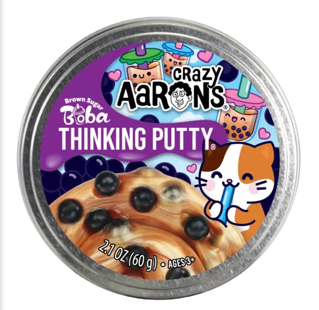 Crazy Aaron’s Brown Sugar Boba Thinking Putty (90g)
