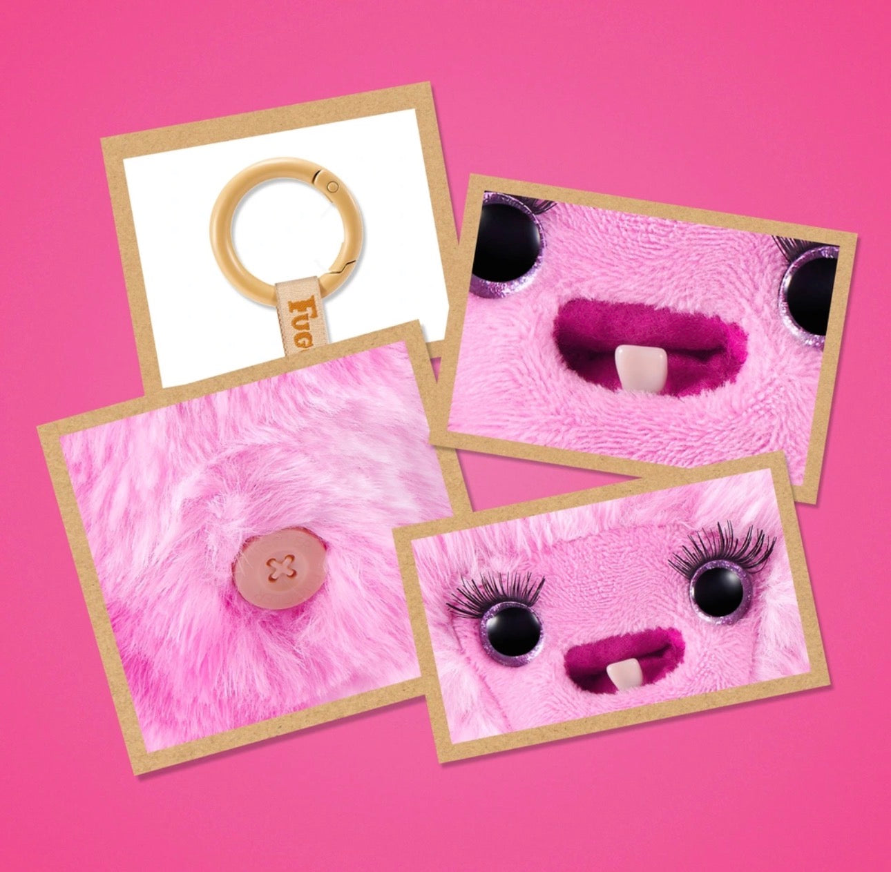 Fuggler by ZURU Baby Baddies Plush Bag Charms Mystery Box (x1 Supplied)