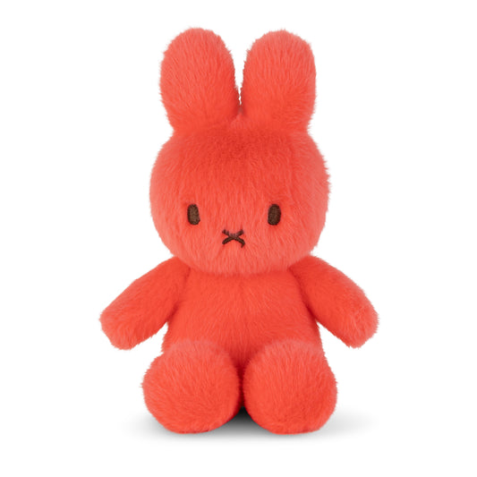 Miffy ECO Fuzzy Bright Coral 18cm Plush Soft Toy