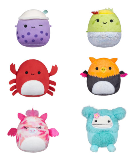 Micromallows by Original Squishmallows 6 Pack Mini Plush Soft Toys