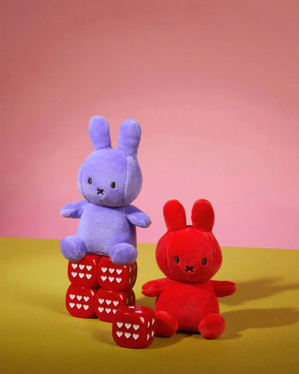 Miffy Lucky Charm Mini Bright Lilac Plush Soft Toy in Giftbox 10cm