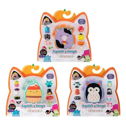 Squishalongs Halloween Clip-a-longs x1 Pack Supplied (Select Style From Menu)