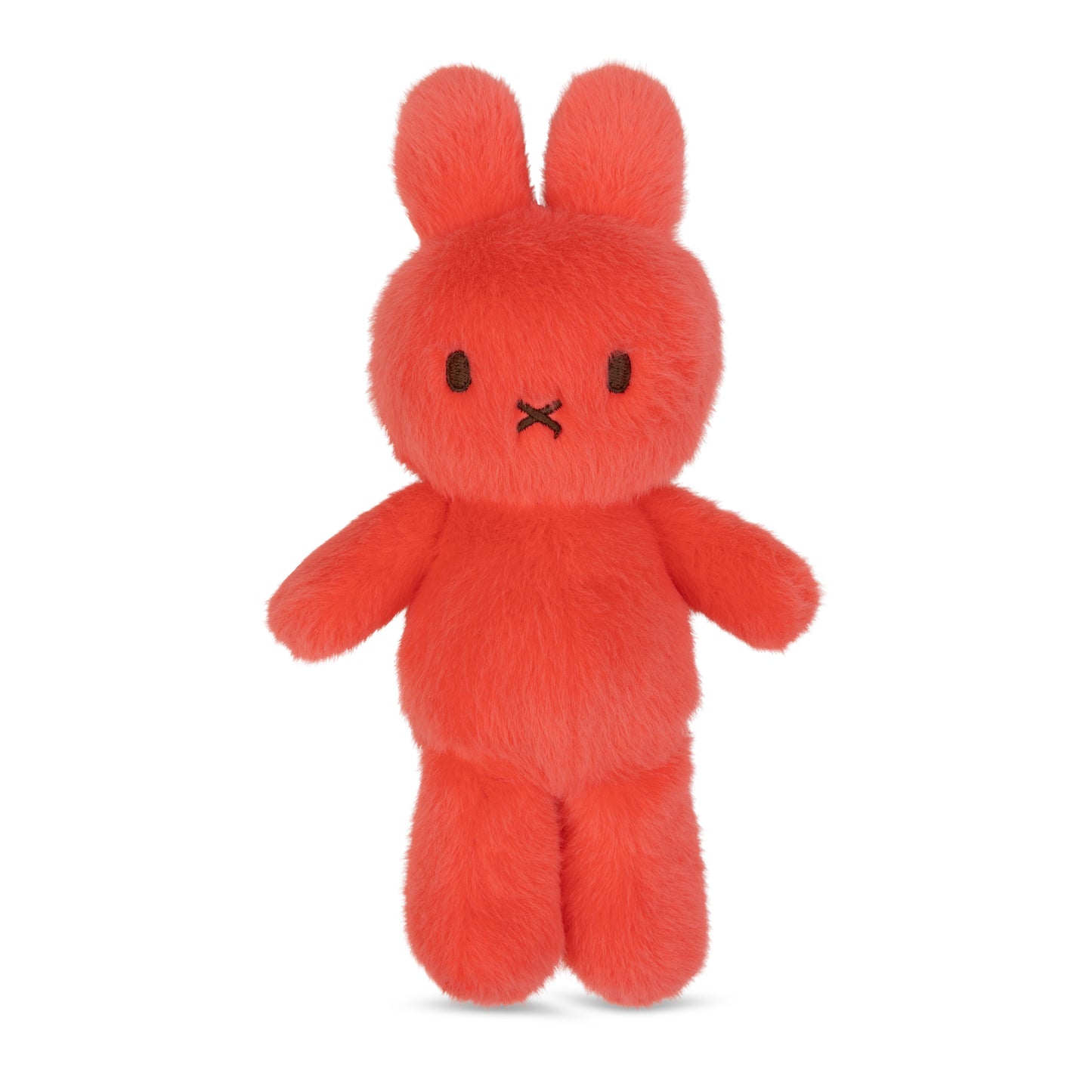 Miffy ECO Fuzzy Bright Coral 18cm Plush Soft Toy