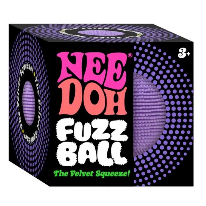 NeeDoh Fuzz Ball Sensory Fidget Toy (x1 Supplied) Approx 2.25 Inches