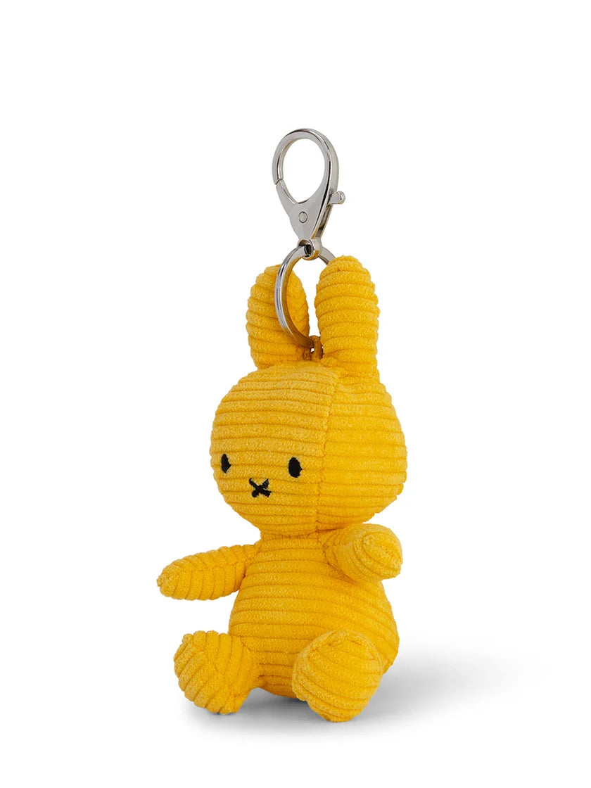 Miffy Yellow Plush Corduroy Keyring 10cm