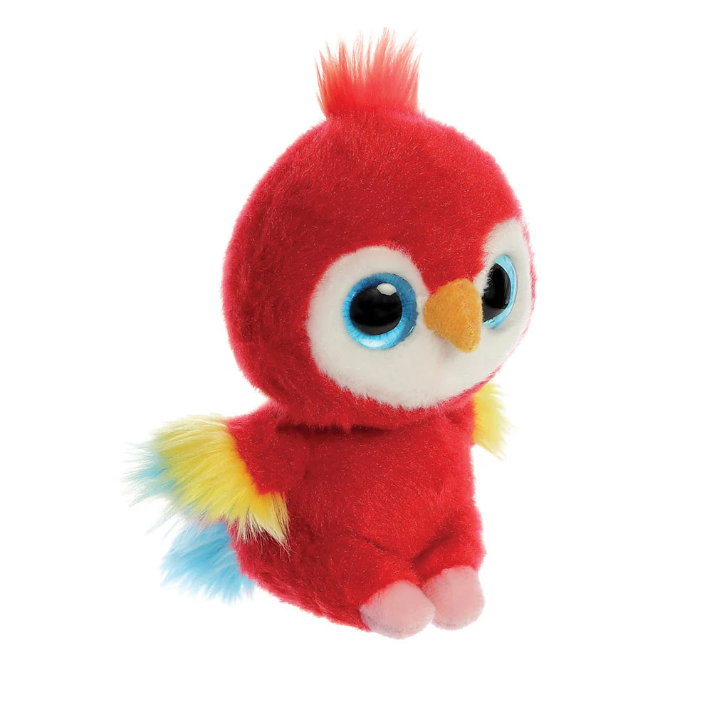 Aurora YooHoo Lora the Scarlet Macaw Parrot  5 Inch Plush Soft Toy