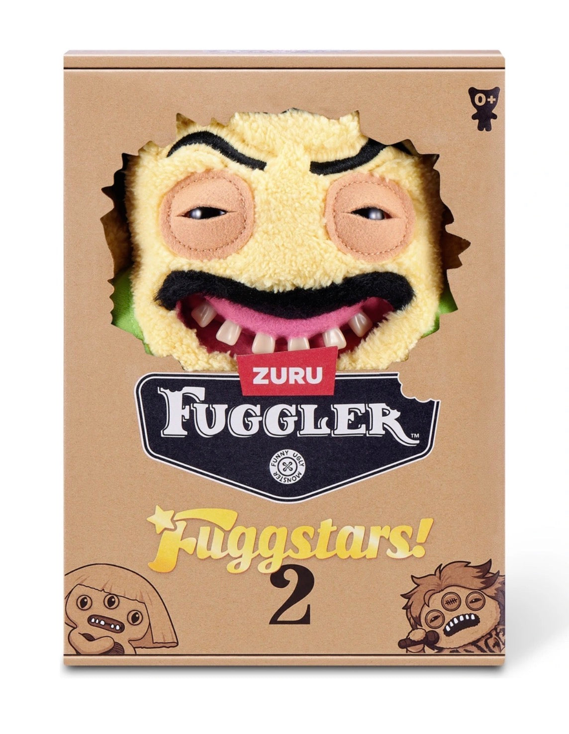 Fuggler Fuggstars Series 2 Fugrat Funny Ugly Monster Plush Soft Toy (Approx 9 Inch)