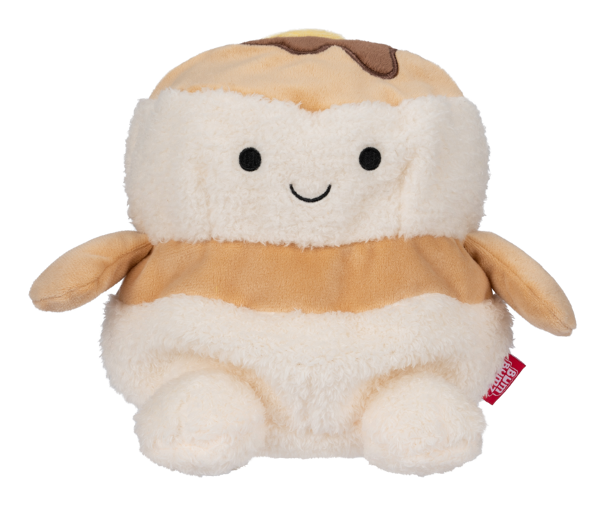 BumBumz Breakfastbumz Patti the Pancake 7.5 Inch Plush Beanie Filled Toy