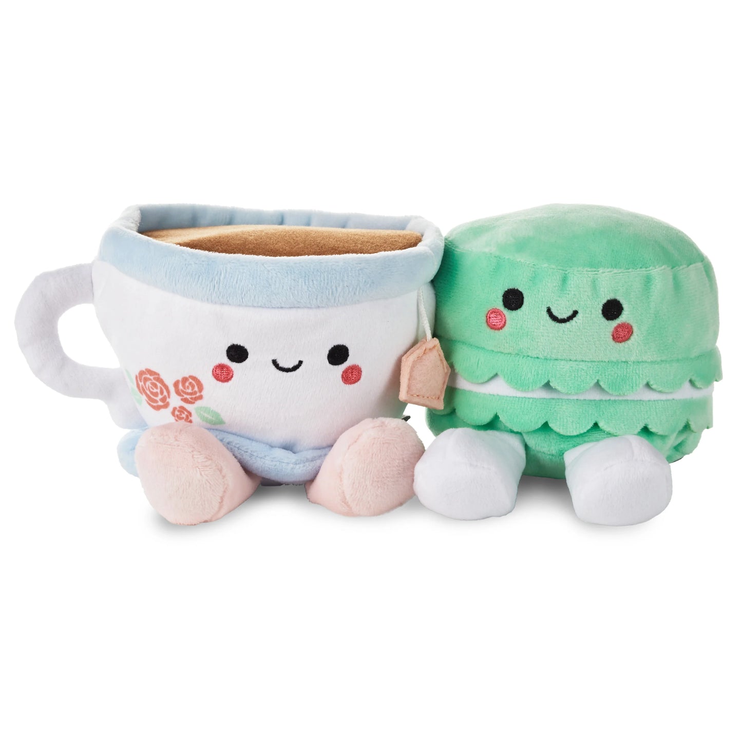 Hallmark Better Together Tea & Macaron Magnetic Plush Soft Toy Pair
