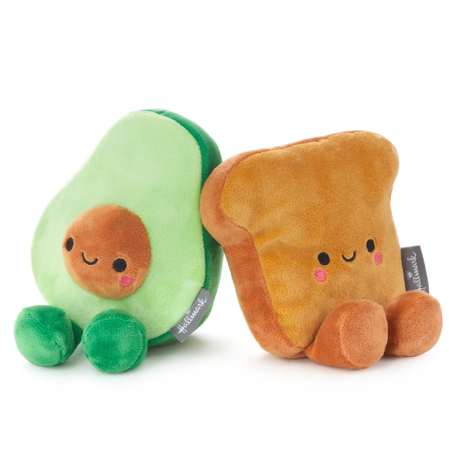Hallmark Better Together Avocado & Toast Magnetic Plush Soft Toy Pair