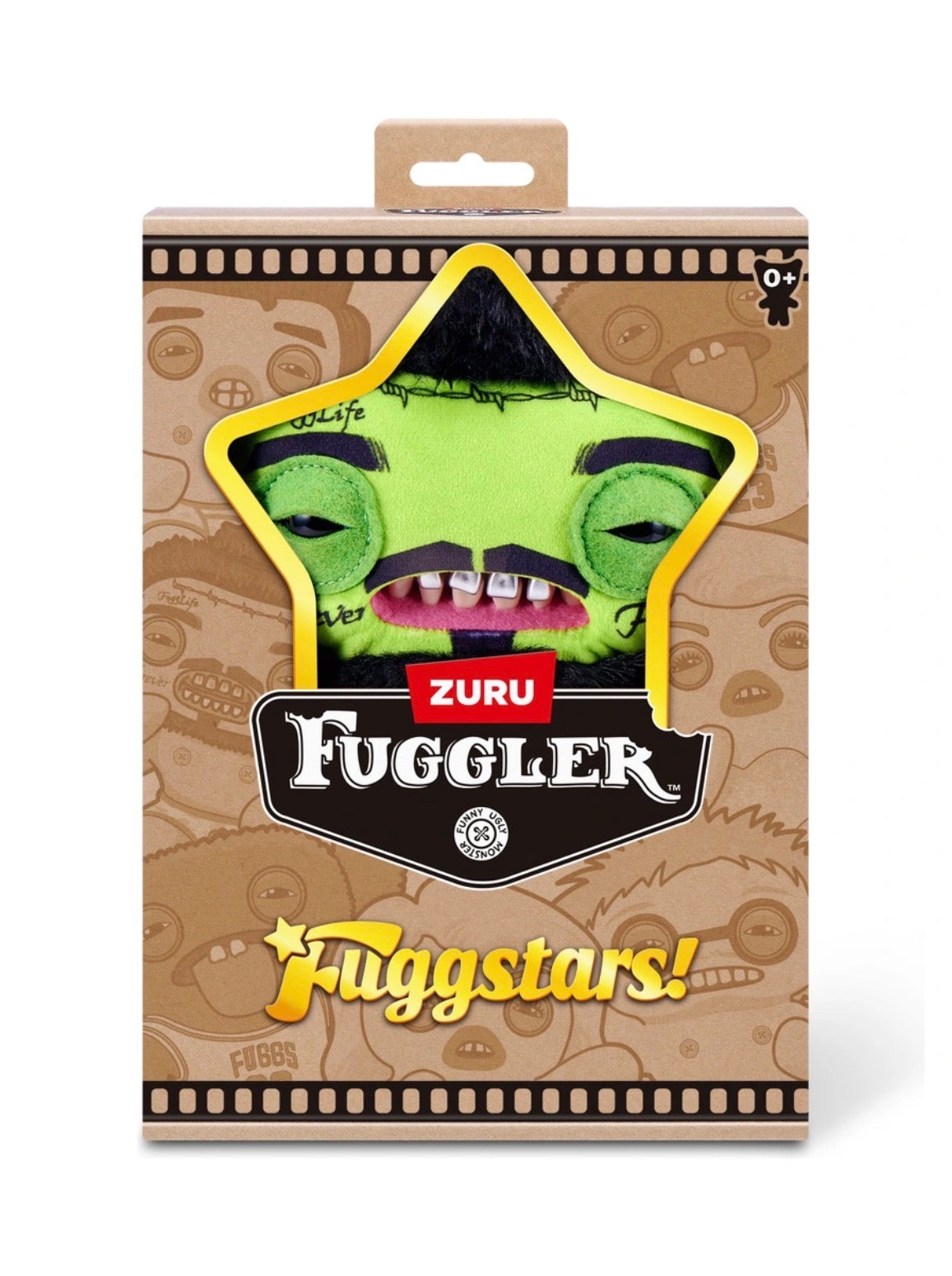 Fuggler Fuggstars Rhymer Mcslimer Funny Ugly Monster Plush Soft Toy (Approx 9 Inch)