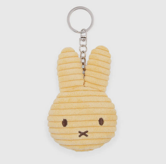 Miffy Corduroy Buttercream Yellow Keyring 10cm