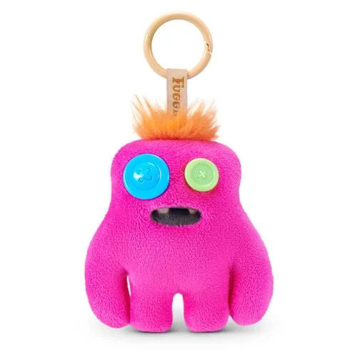 Fuggler Baby Pinkles Sasquoosh Keyring Bag Charm Funny Ugly Monster Plush Soft Toy (Approx 5 Inch)