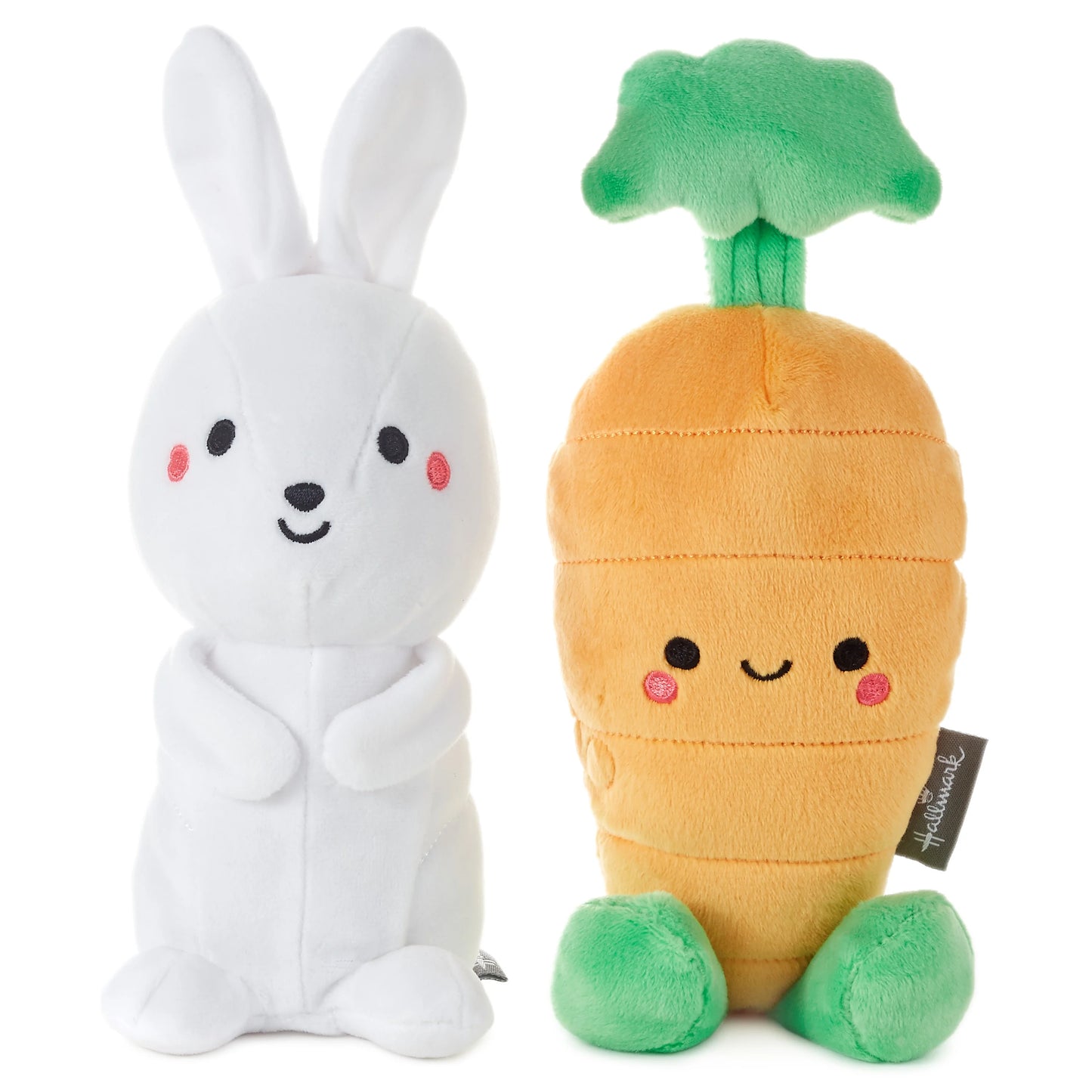 Hallmark Better Together Bunny & Carrot Magnetic Plush Soft Toy Pair