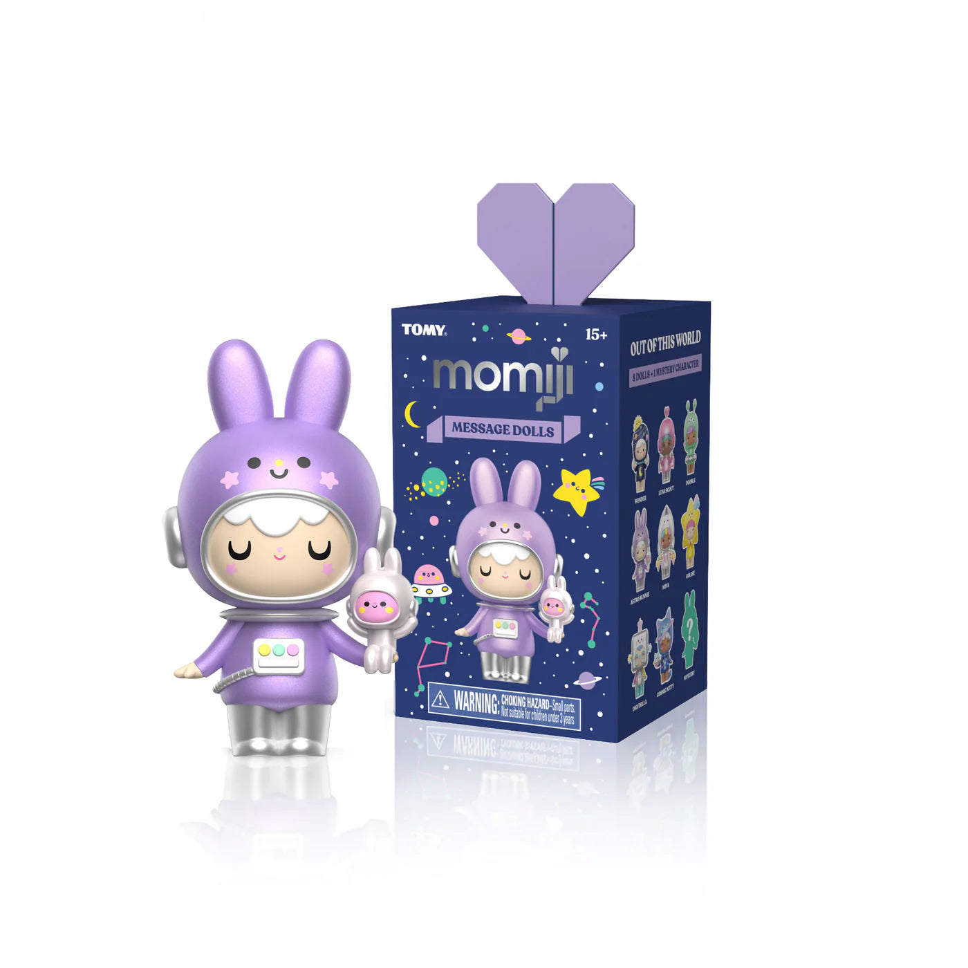 Momiji Vinyl Message Doll Out of This World Blind Box (x1 Supplied) Approx 7cm Tall Age 15+