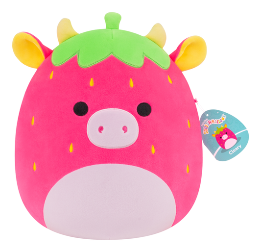 Squishmallows Cleary the Hot Pink Cow 12 Inch Plush Soft Toy