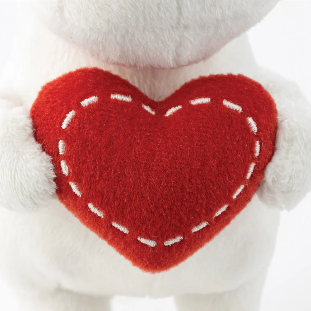 Moomin Standing with Heart Plush Soft Toy 17cm