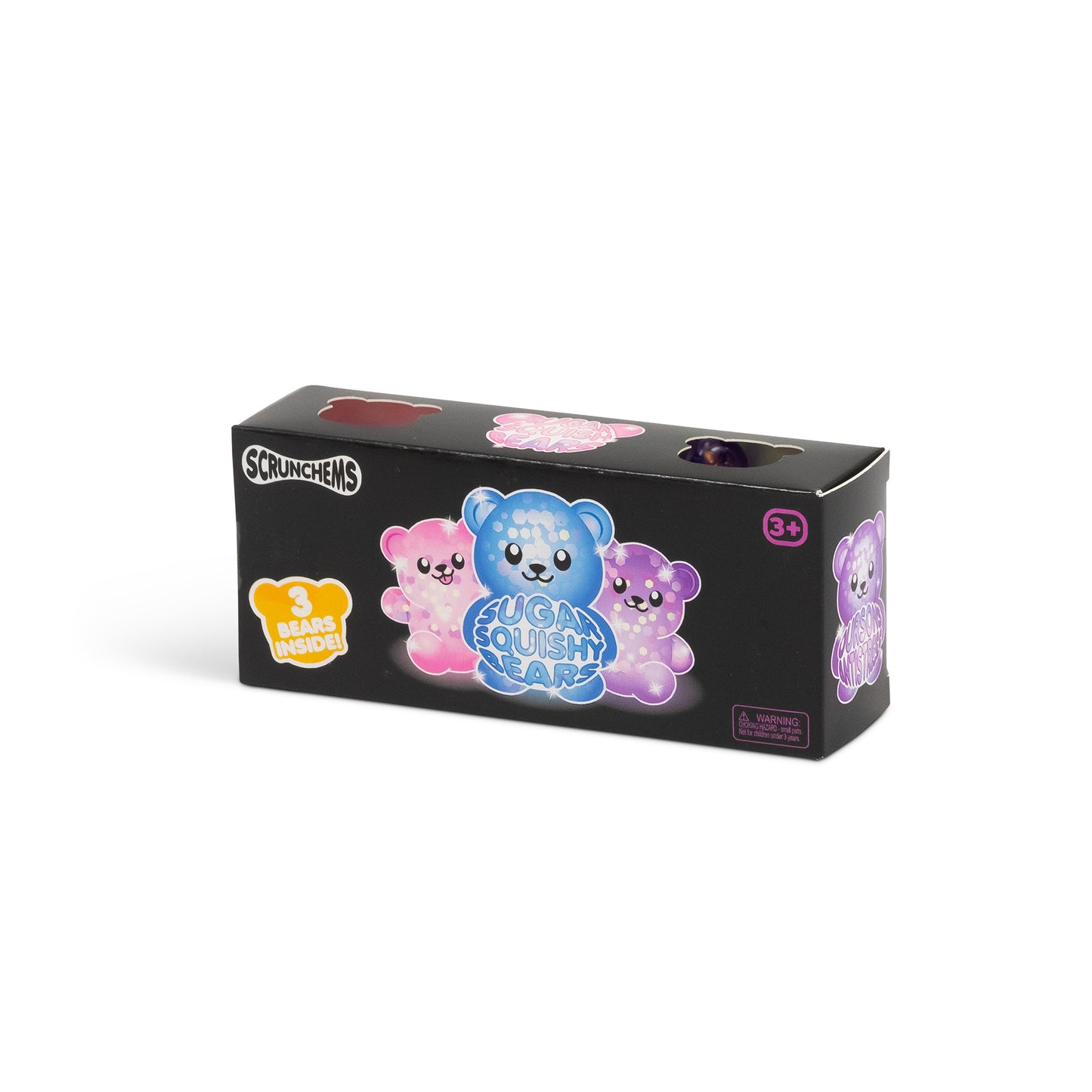 Scrunchems Mini Sugar Diddy Bears Fidget Toys (3 Pack)