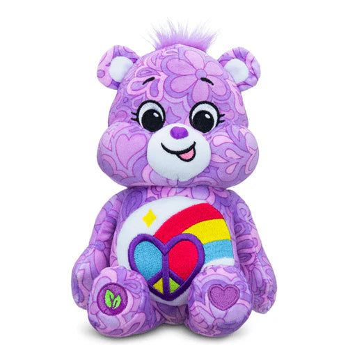 Care Bear 9 Inch Bean Plush Peaceful Heart Bear