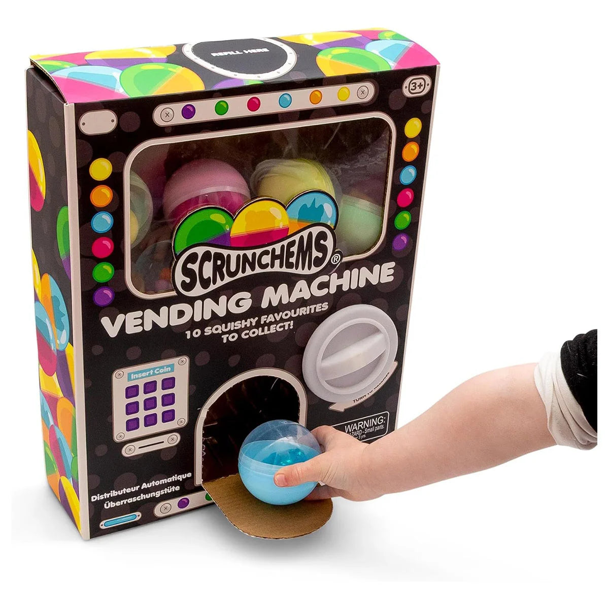 Scrunchems Vending Machine Containing x10 Fidget Toys
